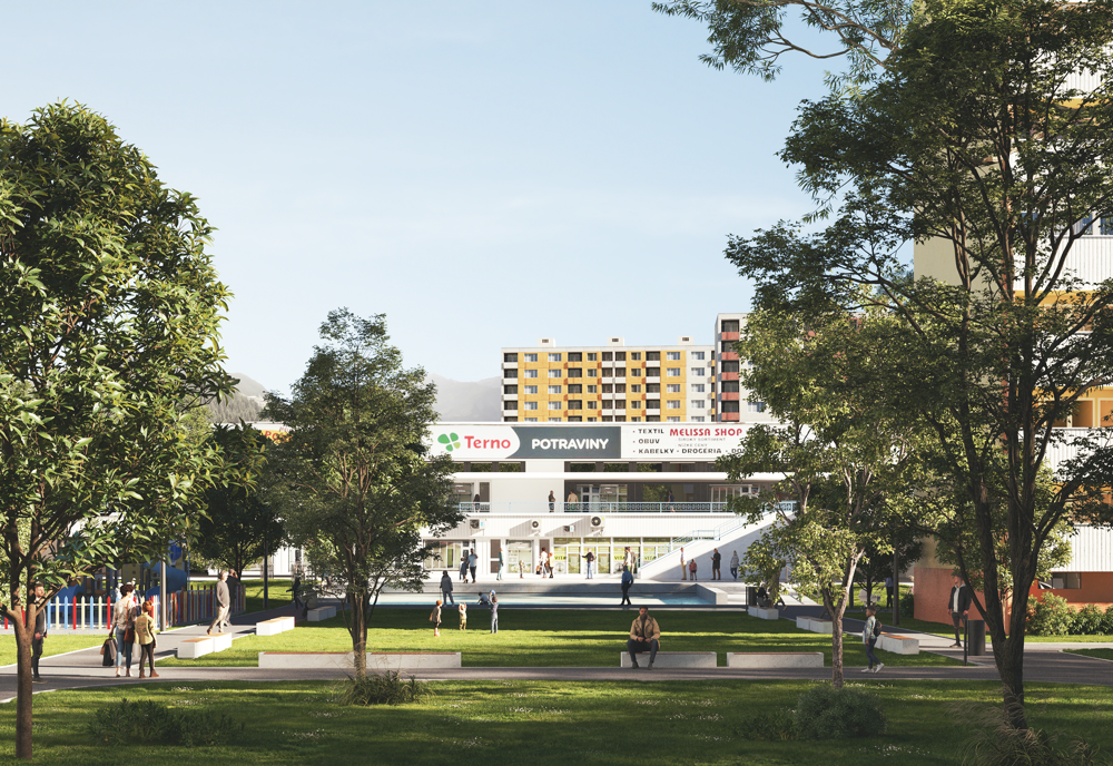 Premena okolia Domu služieb sa začala