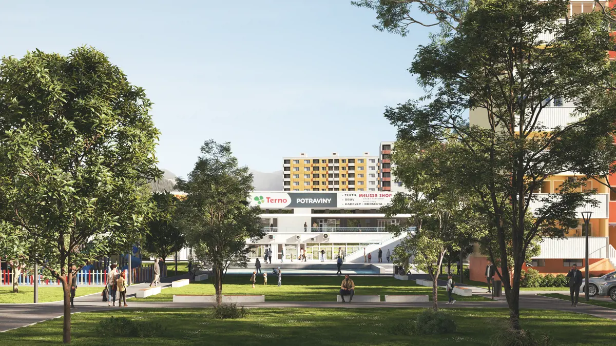 Premena okolia Domu služieb sa začala