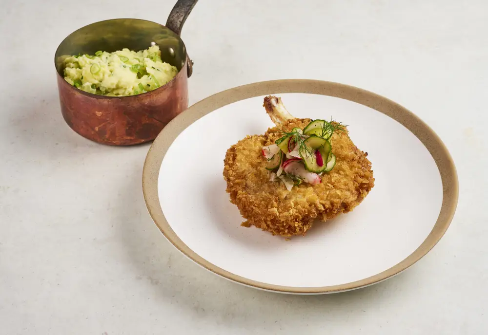 Chutný tomahavk i pšenový dezert