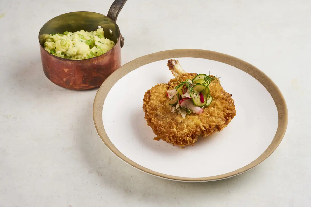 Chutný tomahavk i pšenový dezert