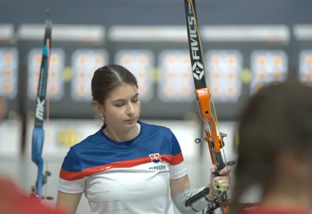 Lukostrelkyňa Nina Klasová na Majstrovstvách Európy