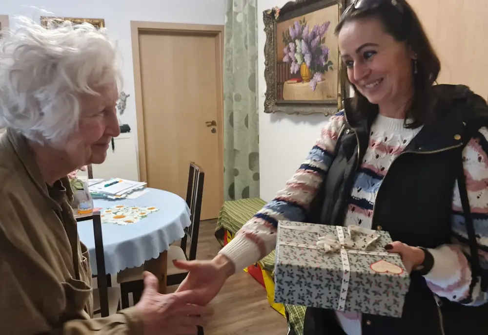 Úsmev v balíčkoch a robot radosti