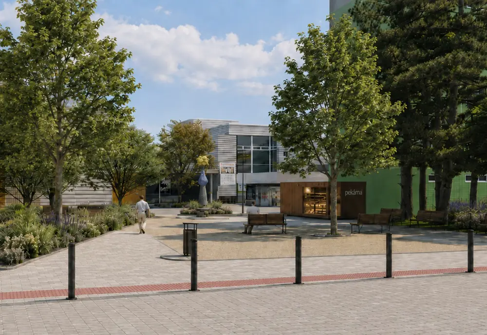 Nové námestie a obnovený park pri Saratove