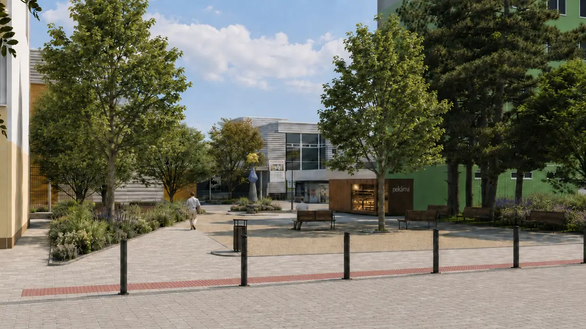 Nové námestie a obnovený park pri Saratove