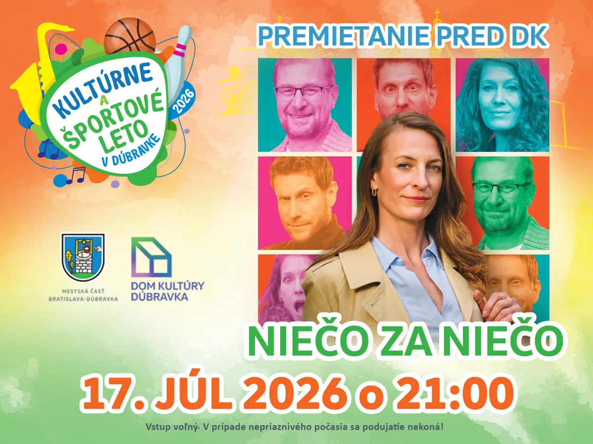 Letné kino: Niečo za niečo
